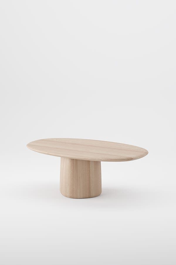 Column oval coffee table - Regular Company